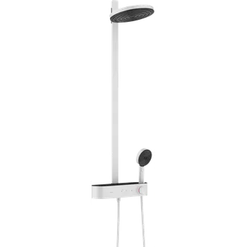 Vodovodní baterie Hansgrohe Pulsify S Showerpipe 260 2jet se ShowerTablet Select 400, matná bílá 24240700