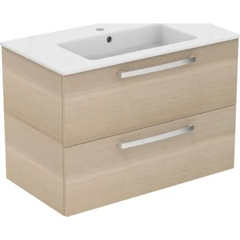 Ideal Standard Tempo - SET umyvadlo 800 mm + skříňka, 2 zásuvky, dub pískový K2978OS