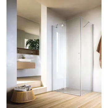 Glass 1989 Soho - otevírací dveře s pevným segmentem vpravo, pro šířku vaničky 120 cm