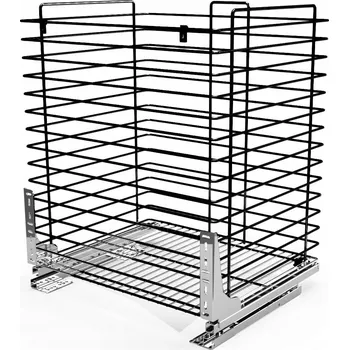 Koš na prádlo Cargo koš na prádlo do mělkých skříněk, Š-40cm, Plný výsuv, Samodovírání