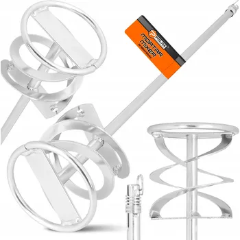 Vrták Míchadlo NA LEPIDLO BETONU SDS MALTY BAREV SÁDRY 80x400 mm Spirálové Míchač