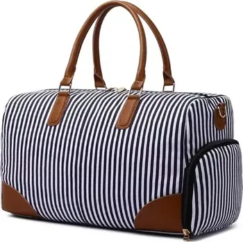 Cestovní taška Canvasio cestovní plátěná taška Platon Modrý pruh 40L