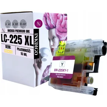 Žlutá inkoustová kazeta Inkdigo pro tiskárny Brother