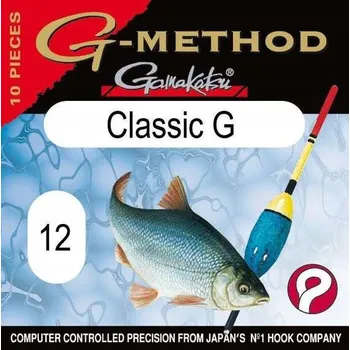 Rybářský háček Háčky s otřepem Gamakatsu G-method allround classic g 10 ks