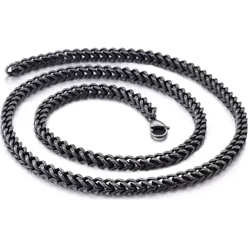 Náhrdelník Řetízek z chirurgické oceli Snake Vintage Dark- 5 mm - Délka 60 cm