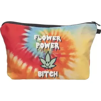Kosmetická taška Who Cares Kosmetická taštička Flower Power
