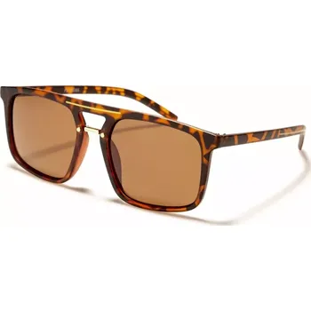 POLARIZED OVAL BROW sluneční brýle Leopard