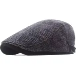 Pánská plochá bavlněná čepice bekovka Ernesti Černá