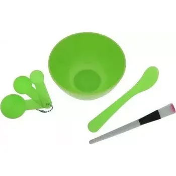 kartáč na vlasy Sada pomůcek pro výrobu masky a nanášení - Barva Zelená