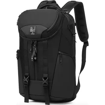 Městský batoh Ozuko sportovní cestovní školní batoh Sanche Černý 34L