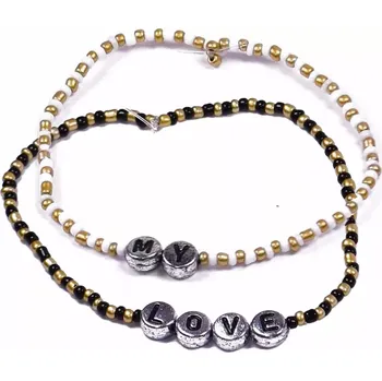 Náramek Sada 2 náramků pro zamilovaný pár LOVE ME