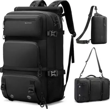 Městský batoh Bange turistický batoh se zámkem Bethany Černý 30L