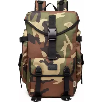 Městský batoh Ozuko Sportovní outdoor batoh STREET 16L Camo