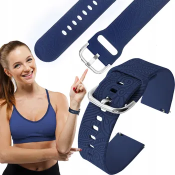 Řemínek na hodinky Řemínek ChronSmarta pro Xiaomi 22mm modrý