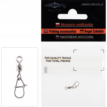 Obratlík s karabinkou Mikado Round Snap