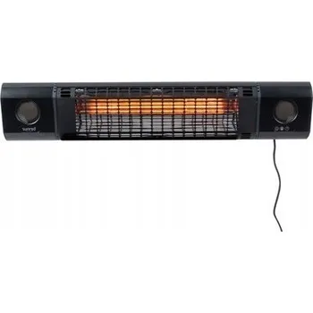 Infrazářič Hudební infračervený zářič 2000W s dálkovým ovládáním a časovačem