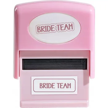 RAZÍTKO S NAPISEM BRIDE TEAM RAZÍTKO S NAPISEM PRO ROZLUČKU SE SVOBODOU