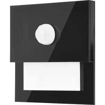 Nástěnné svítidlo Schodišťové LED svítidlo s pohybovým senzorem LEDROOM 230 V 2 W 6000 K černé
