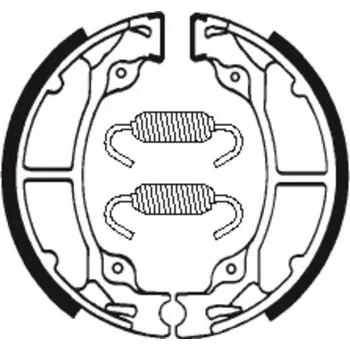 Nářadí na motocykly Organické brzdové čelisti TECNIUM Street/Off-Road - BA025 BA025