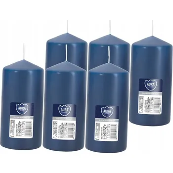 Svíčka Tradiční parafínová svíčka Bez vůně Bispol 1 ks