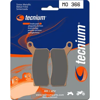 Nářadí na motocykly Brzdové destičky TECNIUM MX/ATV ze slinutého kovu - MO366 MO366