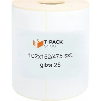 Speciální papír Termotransferové etikety 102x152 mm, 475 ks, návin 25 mm