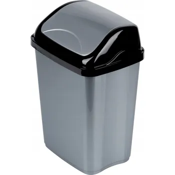 Odpadkový koš Odpadkový koš plastový výklopný do kanceláře, koupelny, kuchyně 16L
