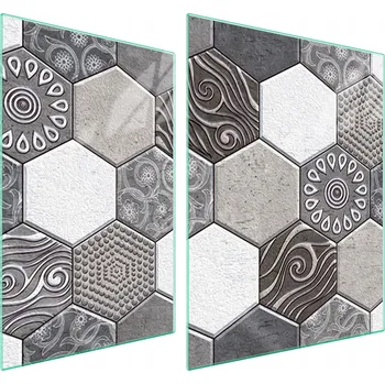 Obraz Skleněná ochranná deska na sporák 70x52 Vzor