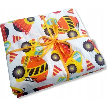 Dětská deka Zátěžová deka 100x140 cm senzorická deka pro děti - stavební auta