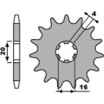 Nářadí na motocykly PBR Ocelové standardní přední kolo 560 - 420 560.13.18NC