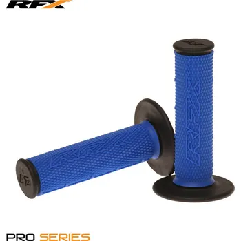 Nářadí na motocykly RFX Pro Series Dual Compound Grips Black Ends (modrá/černá) Pár FXHG2020099BU