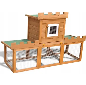 Velká klec pro králíky nebo jiná zvířata, jeden domeček