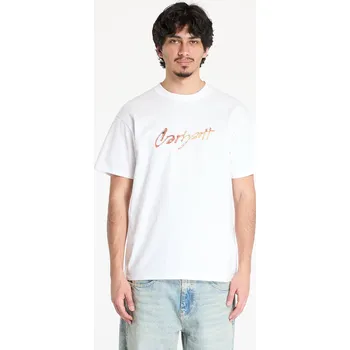 Tričko Carhartt WIP S/S Drip Script T-Shirt UNISEX White XL