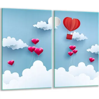 Obraz Krájecí deska TMK ArtDeko sklo 2 ks