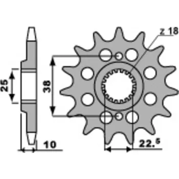 Nářadí na motocykly Ocelové samočisticí přední kolo PBR 2200 - 520 2200.15.18NC