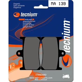 Nářadí na motocykly Brzdové destičky TECNIUM Street Organic - MA139 MA139