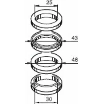 Nářadí na motocykly Ložiska řízení BUZZETTI 6093