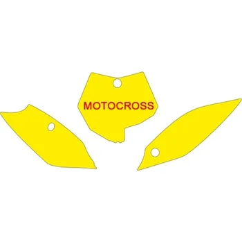 BLACKBIRD štítek Nálepky Bílá KTM SX85 3520/000005