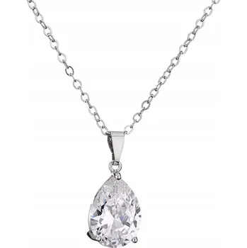 Náhrdelník Náhrdelník řetízek křišťál stříbrný zirkony svatba
