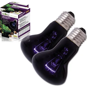 Osvětlení do terária Tommi ReptiZoo Moonlight žárovka 100W SET 1+1 ZDARMA