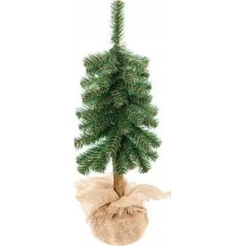 Vánoční stromek Nohel garden Stromek SMRK umělý vánoční na dřevěném kmeni 70cm