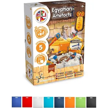 Ancient Egypt Excavation Kit IV. Vzdělávací hra dodáváno s dárkovým sáčkem z netkané textilie (80 g/m²) 1 bez potisku bez potisku