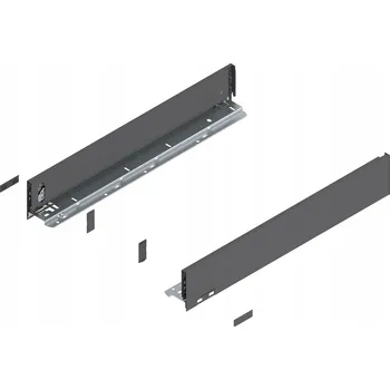 Nábytkové kování BLUM 770M5502S Boční stěna zásuvky LEGRABOX CS-M, výška "M", NL=550 mm, antracit mat