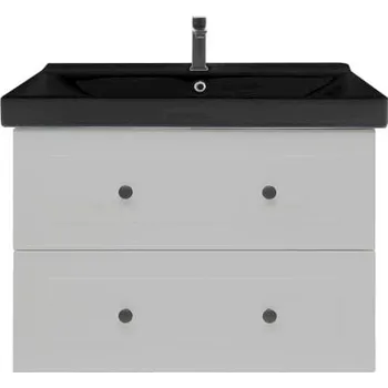 Koupelnový nábytek Koupelnová skříňka s umyvadlem Naturel Forli 80x53x46 cm šedá mat FORLI80GMUVERB