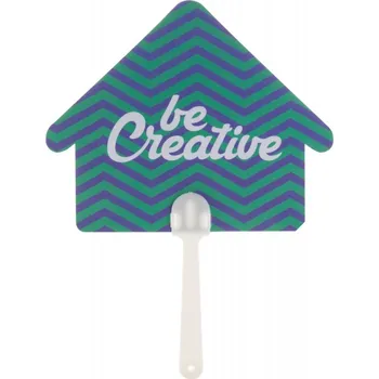 Digibreeze vějíř na zakázku 200 Čtverec - zadní strana, 138 x 138 Digitální tisk v ceně, Full Color