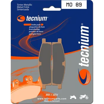 Nářadí na motocykly Brzdové destičky TECNIUM MX/ATV ze slinutého kovu - MO89 MO89