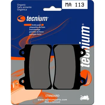 Nářadí na motocykly Brzdové destičky TECNIUM Street Organic - MA113 MA113