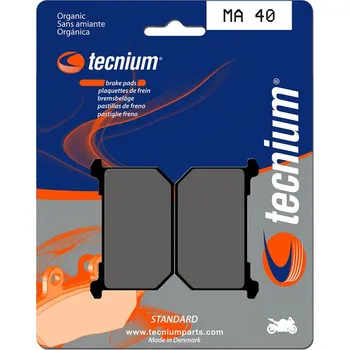 Nářadí na motocykly Brzdové destičky TECNIUM Street Organic - MA40 MA40