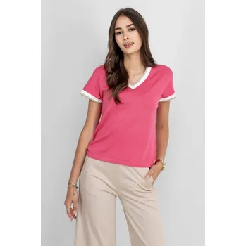 Dámské tričko Red Button dámské úpletové triko Jerry růžové Velikost: L