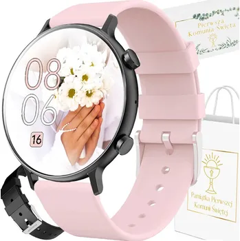 Hodinky Chytré Hodinky Rubicon K Prvnímu Svatému Přijímání Chytré Hodinky KCE98 růžové